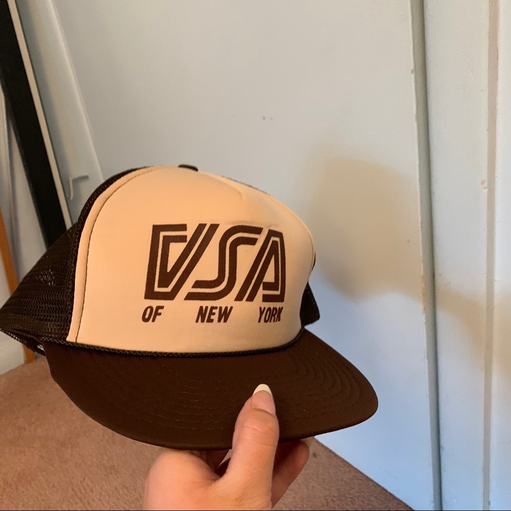 Vintage Brown Snapback / Trucker Hat
